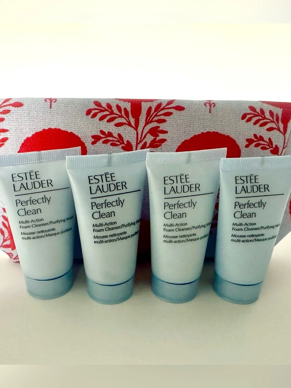4x Perfectly Clean Travel Size Multi-Action Foam Cleanser/Purifying Mask